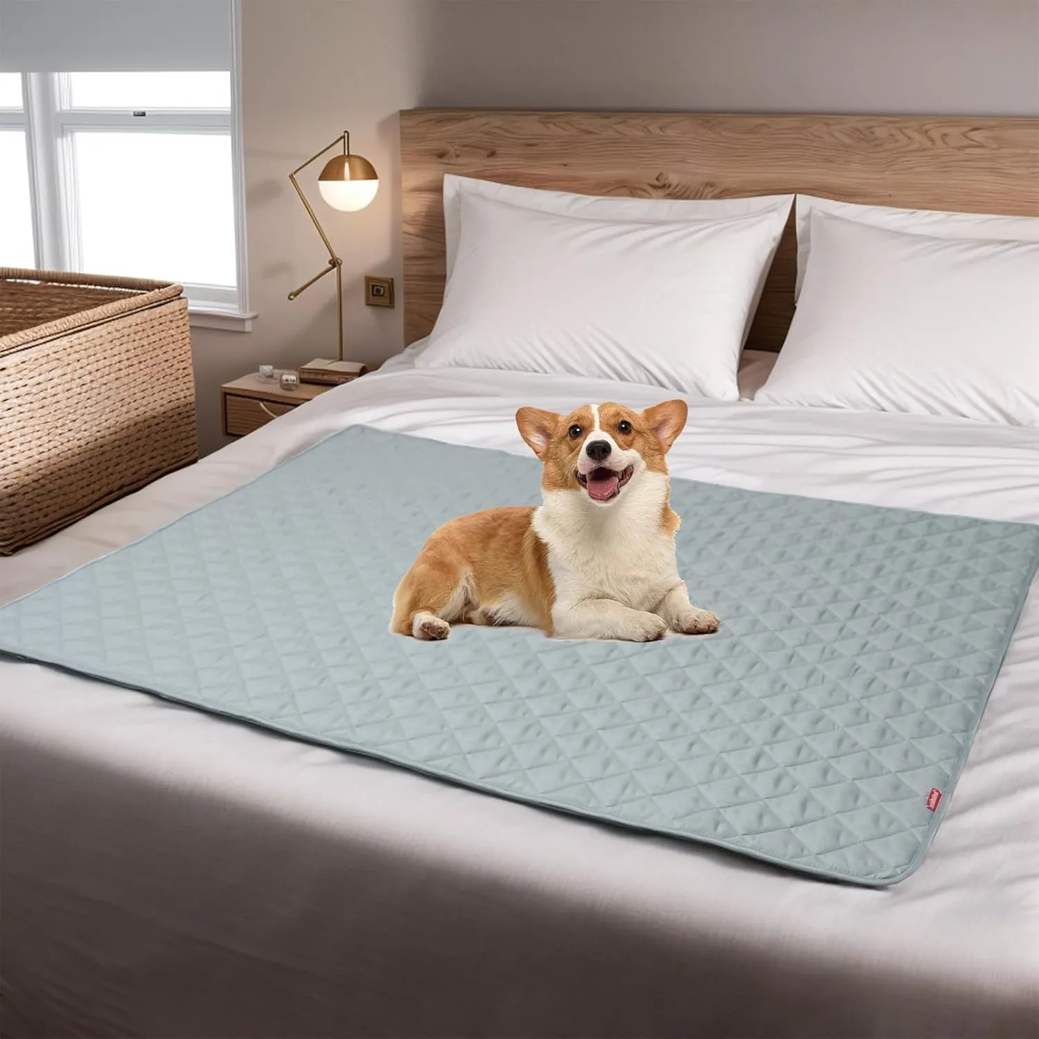 Waterproof Dog Bed Cover Pet Blanket- 40x50 inch Double-Sided Washable Pet Blanket Couch Furniture Protector Cover for Dog Cat Kids