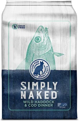 Wild Haddock & Cod Cat Food | No Chicken or Other Animal by-Products | Rich in Omega 3 & 6 Fatty Acids | Sustainably Sourced Wild Caught Fish | Made in The USA | 4lb Bag