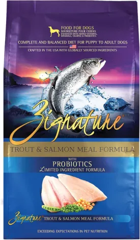Zignature Trout & Salmon Limited Ingredient Formula Dry Dog Food 25lb