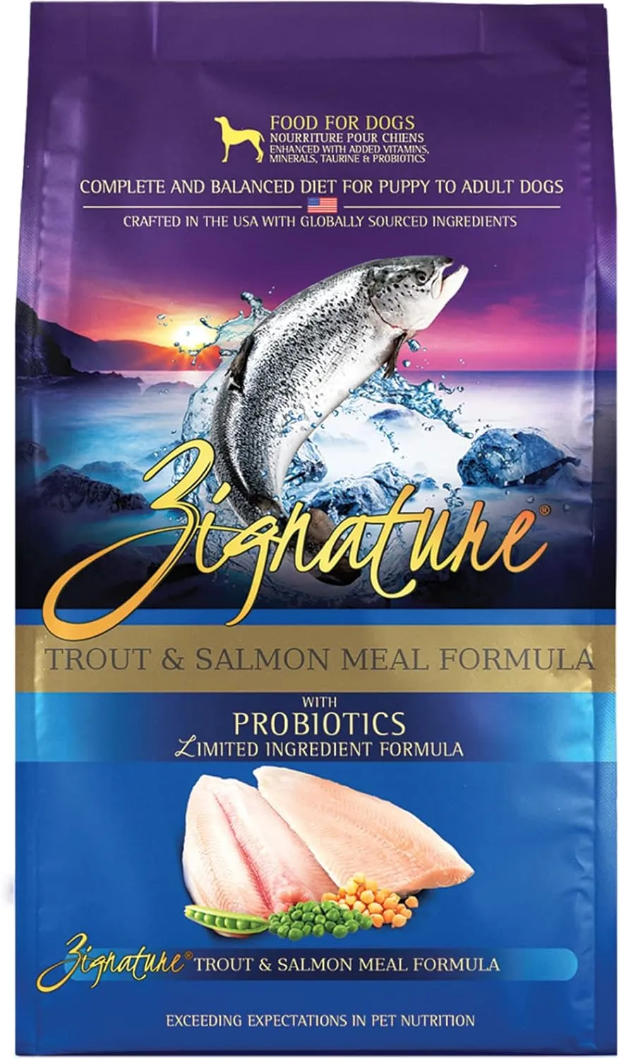 Zignature Trout & Salmon Limited Ingredient Formula Dry Dog Food 25lb