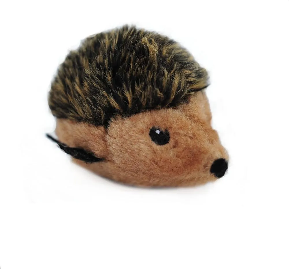 ZippyPaws Burrow- Interactive Dog & Puppy Toys for Boredom, Stimulating Pet Products to Keep them Busy, Hide & Seek Plush Dog Puzzles, Squeaky Toy for Enrichment, For Small & Medium Dogs- Hedgehog Den